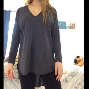 flowy v neck dressy shirt